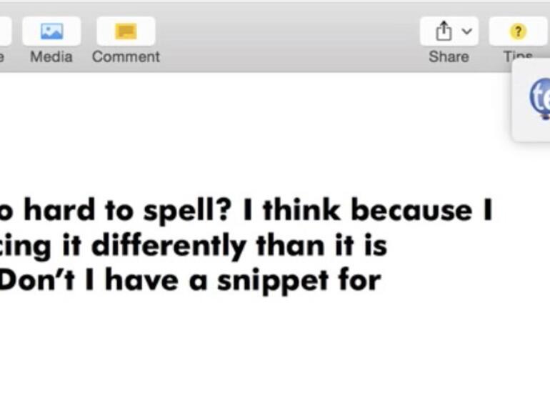 Textexpander 5.0  - Erinnerungsfunktion an Snippets