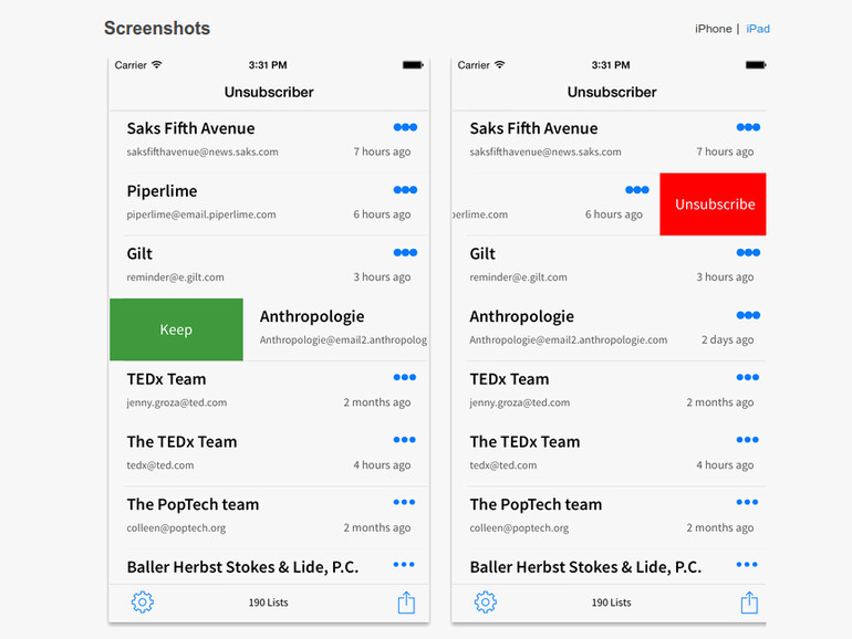 Unsubscriber for Gmail