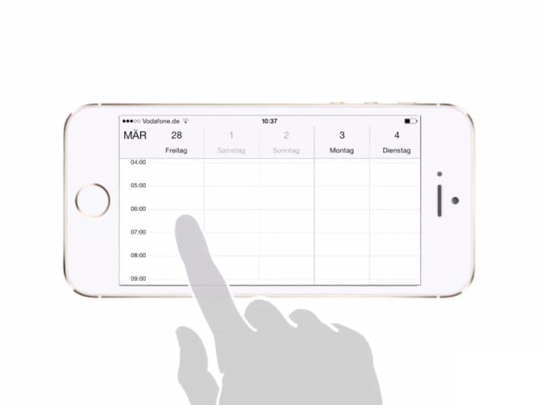 iOS 8 Video-Tipp: Jahres-, Monats-, Wochen- und Tagesansicht in der Kalender-App aufrufen - so 