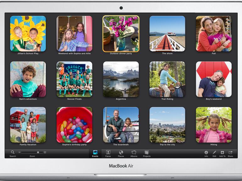 Neue Besen kehren gut. Das neue Fotos läuft deutlich flotter als das deutlich betagtere iPhoto.