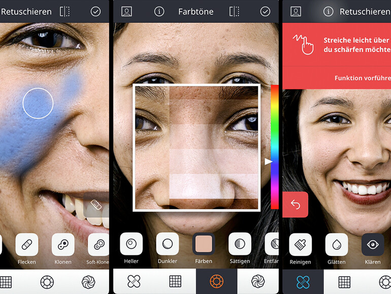 Professionelle Porträt-Retusche mit Relook