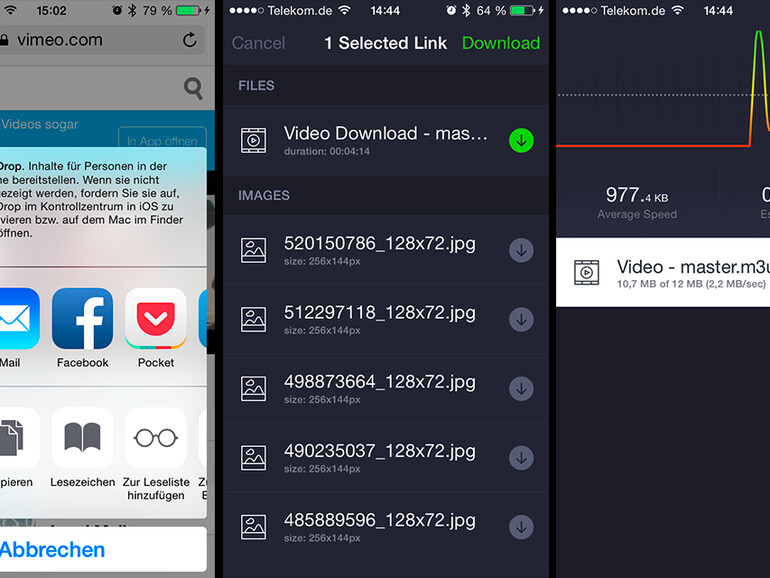 Dateien einfach herunterladen mit Quik