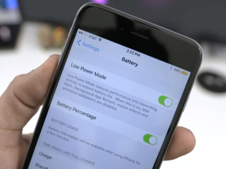 Low Power Mode: Schongang für die Batterie