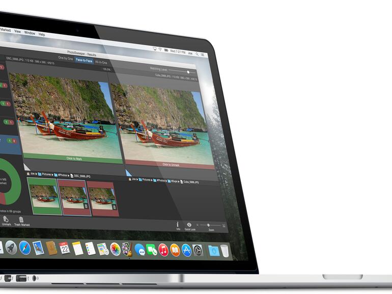 PhotoSweeper erkennt ...