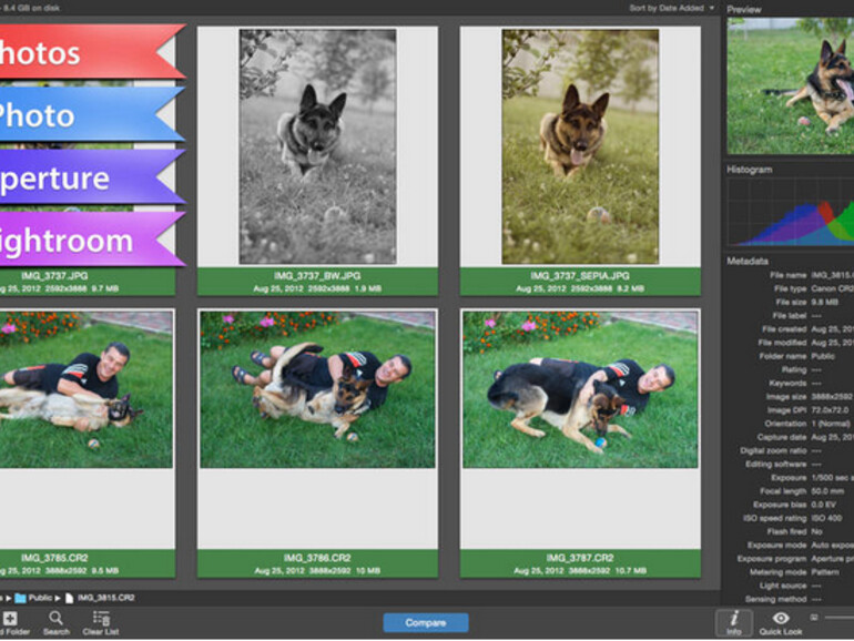 ... und entfernt ...