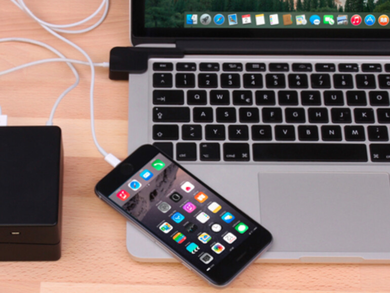 BatteryBox lädt nicht nur das iOS-Gerät ...