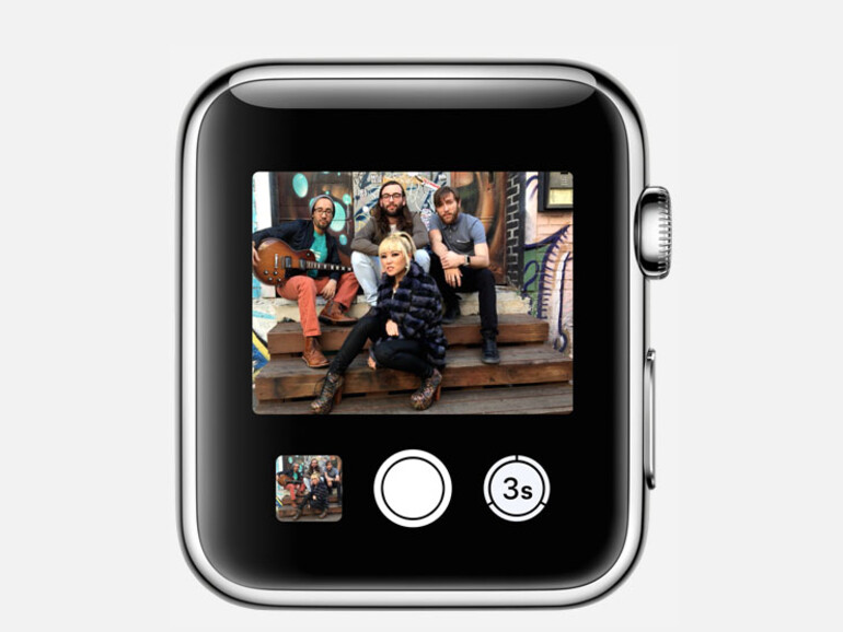 Mit der Kamera-Fernbedienung lassen sich derzeit nur Fotos schießen