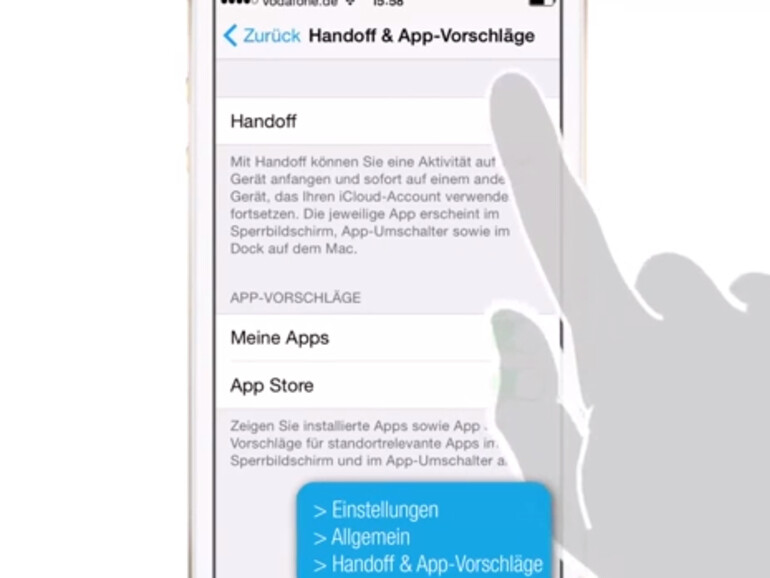 Handoff: E-Mail unter iOS 8 anfangen und unter OS X Yosemite fortsetzen