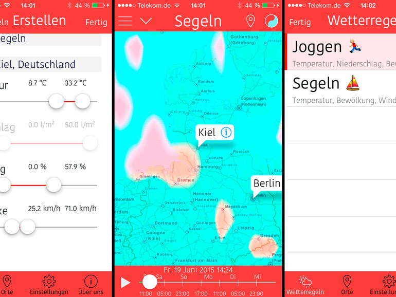 Wetter nach Maß mit Activity Weather