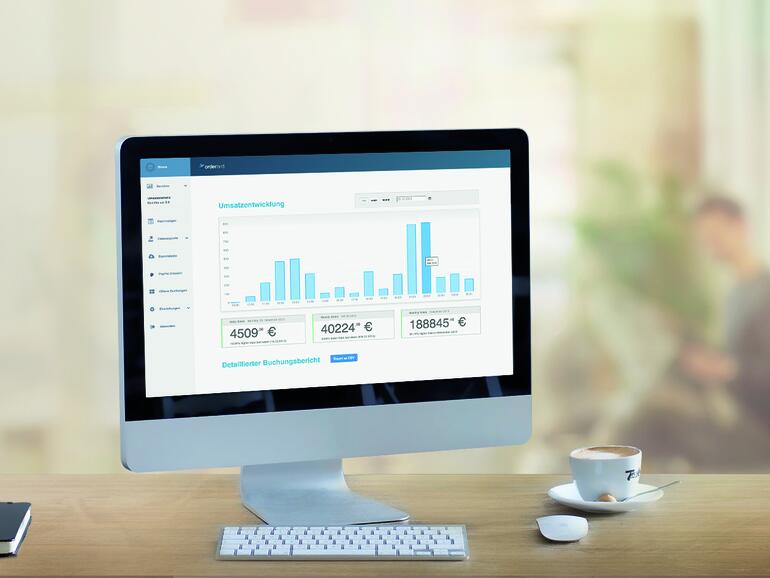 Restaurant-Manager können entweder auf dem iPad oder im Browser alle relevanten Geschäftsdaten einsehen.