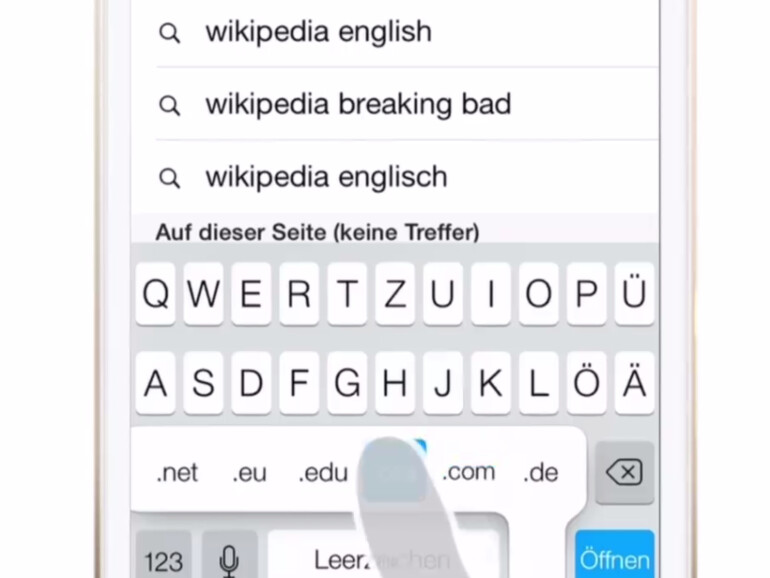 Die iOS-Tastatur hilft dem Nutzer bei vielen Dingen