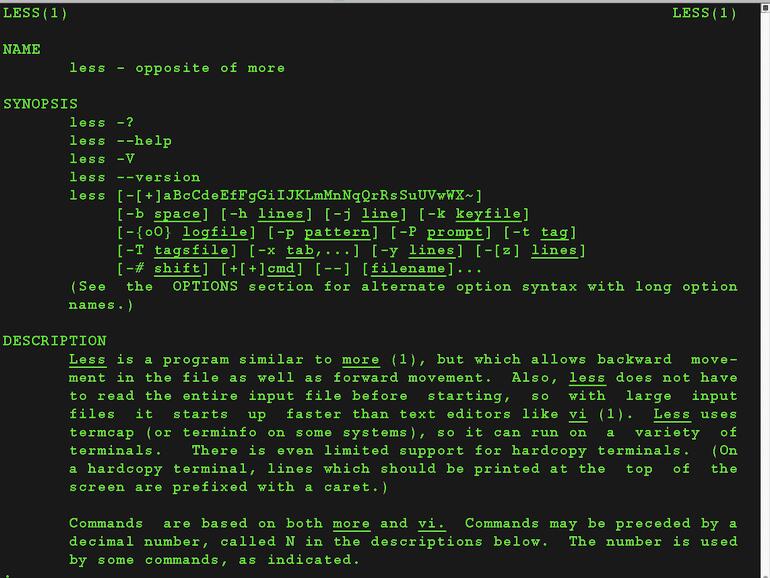 Das Terminal ist etwas umständlich zu bedienen