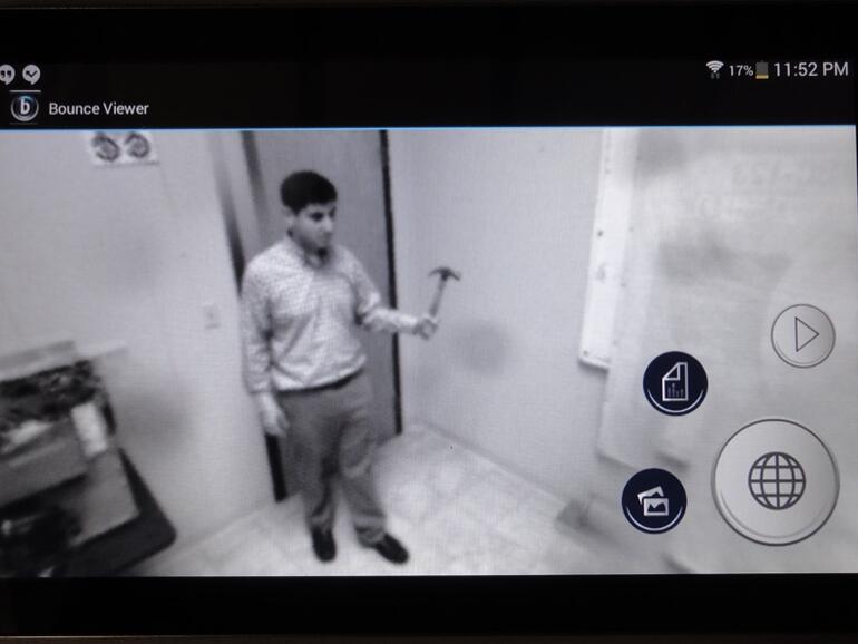 Kameraball Explorer von Bounce Imaging überträgt ein Bild auf iOS- und Android-Geräte