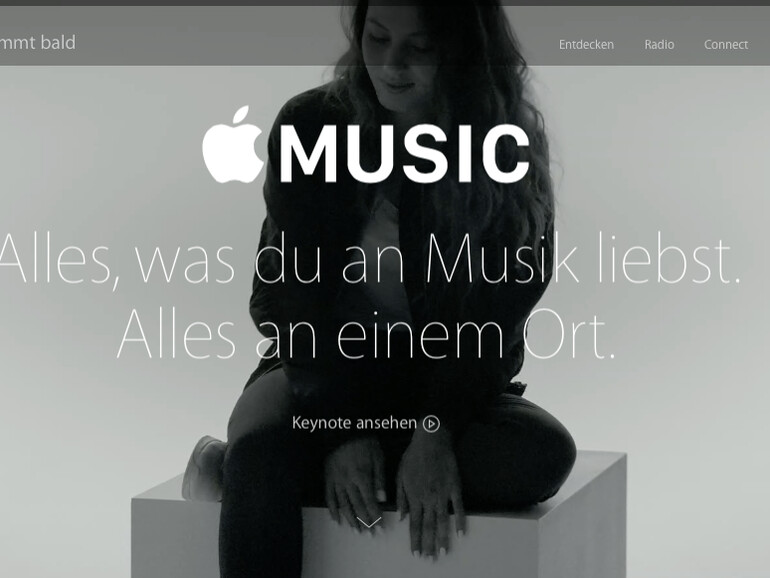 Endlich geht's los: Apple hat den eigenen Musik-Streamingdienst Apple Music gestartet.