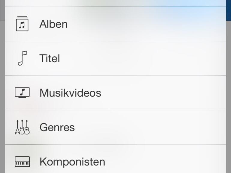 Kategorien wie „Genre“ sind etwas versteckt, aber nicht verschwunden.