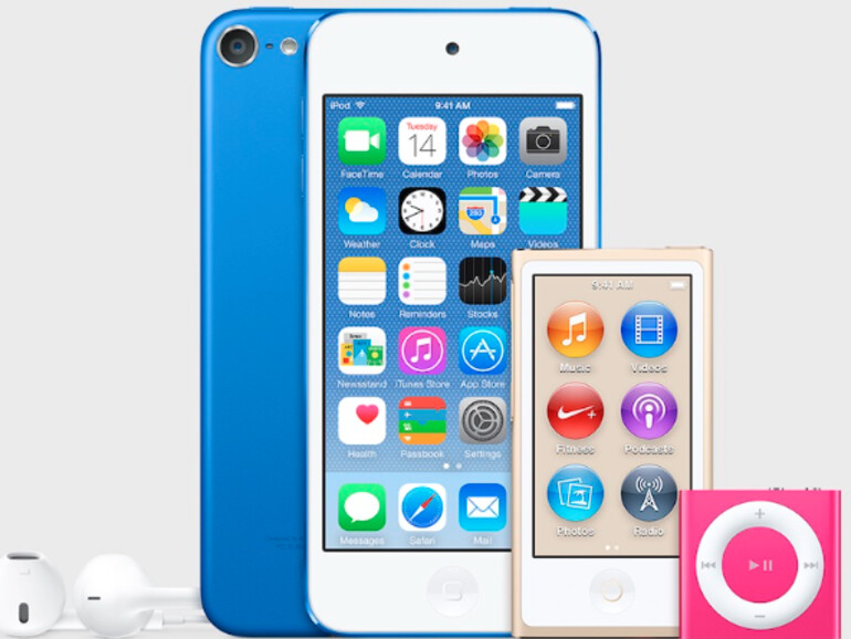 In iTunes 12.2 wurde ein Bild entdeckt, das neue iPod-Modelle zeigen soll.
