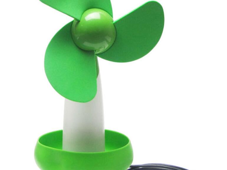 Der Networx USB Ventilator sorgt für Abkühlung am Arbeitsplatz.