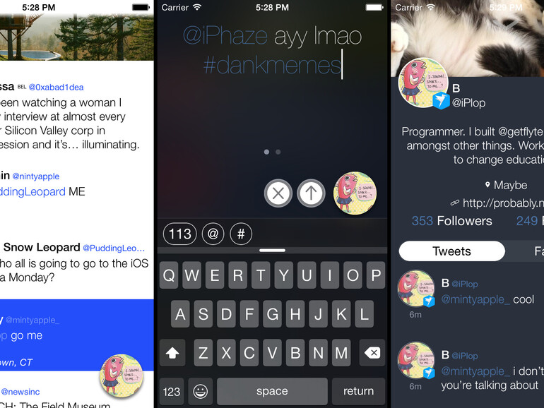 Alternativer Twitter-Client für lau: Flyte 2