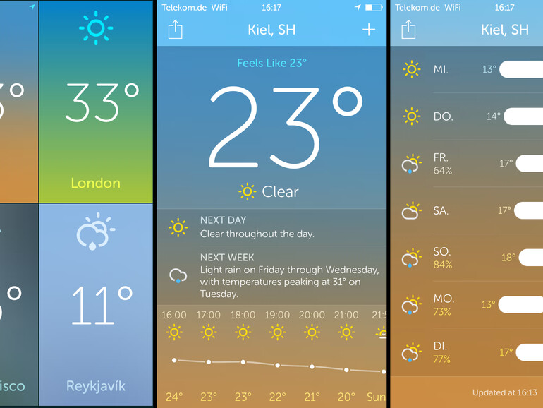 Wetter-App der Woche: Atmos