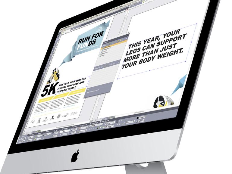 Eigene Seitenformate bis hin zum Litfaßsäulen-Format lassen sich in Originalgröße gestalten.