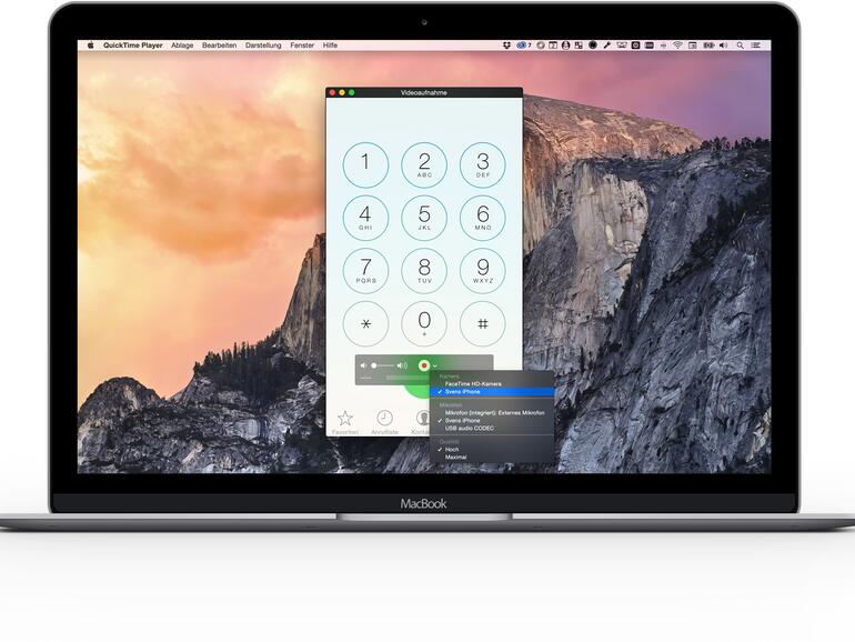 iPhone auf einem Mac spiegeln