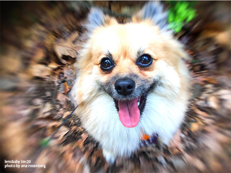 Die Effektlinse LM-20 sorgt für verwischte  Bildränder