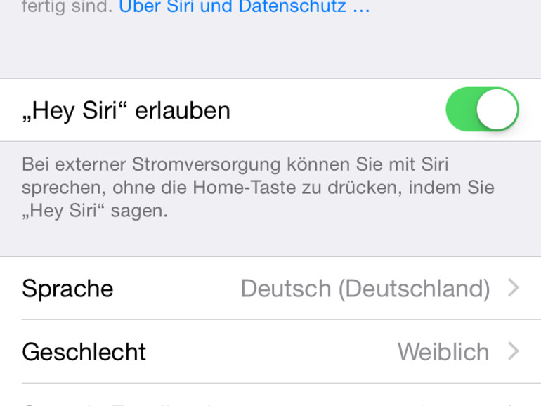 Siri eine Chance geben!