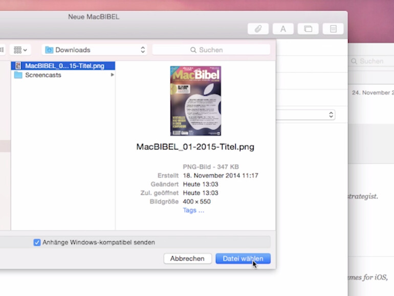 E-Mail-Anhänge können äußerst praktisch sein