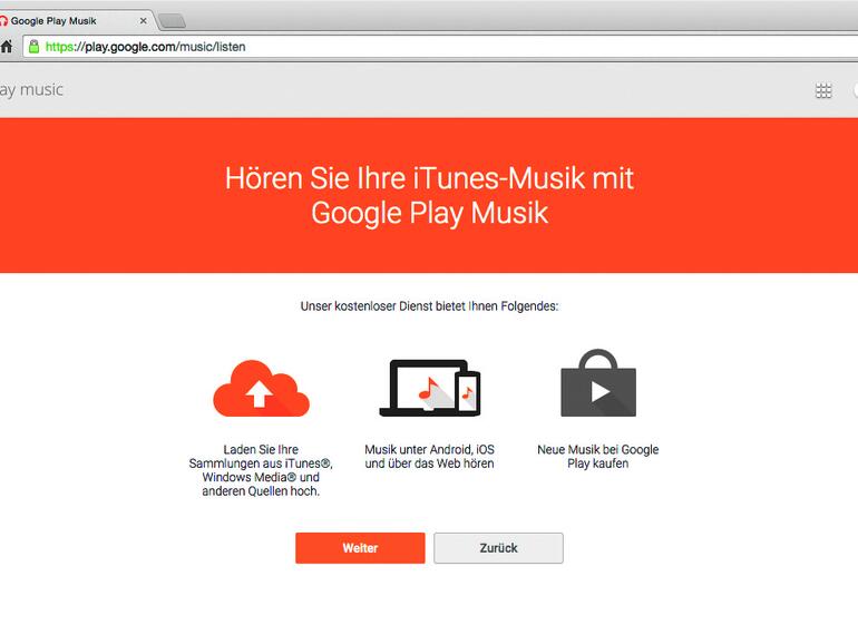 Links: Der Import zu den Amazon-Cloud-Servern ist ähnlich einfach wie bei iTunes Match.