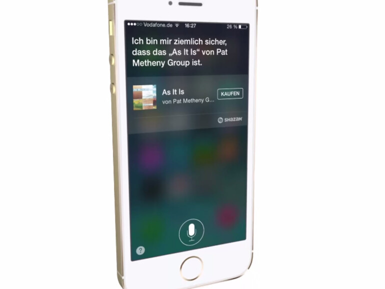 Siri kann Musik via Shazam identifizieren