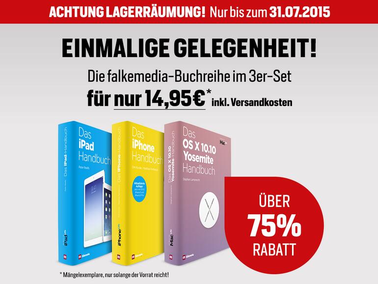 Stark rabattierte 3er-Buchreihe von falkemedia