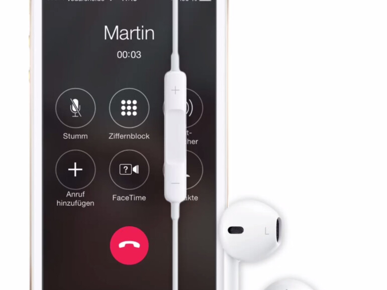 Mit Apples Earpods können Anwender auch telefonieren
