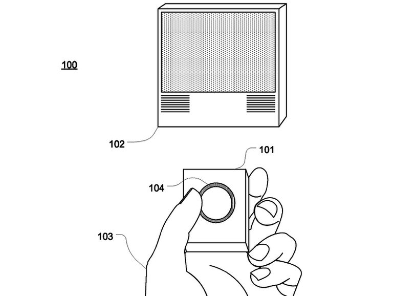 Apple Patentantrag 20150205623 - eine Fernbedienung mit Touch ID