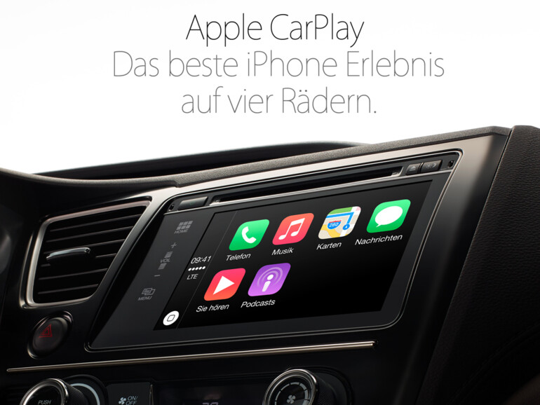 Volkswagen bringt noch in diesem Monat erste Modelle mit CarPlay-Unterstützung auf den Markt.