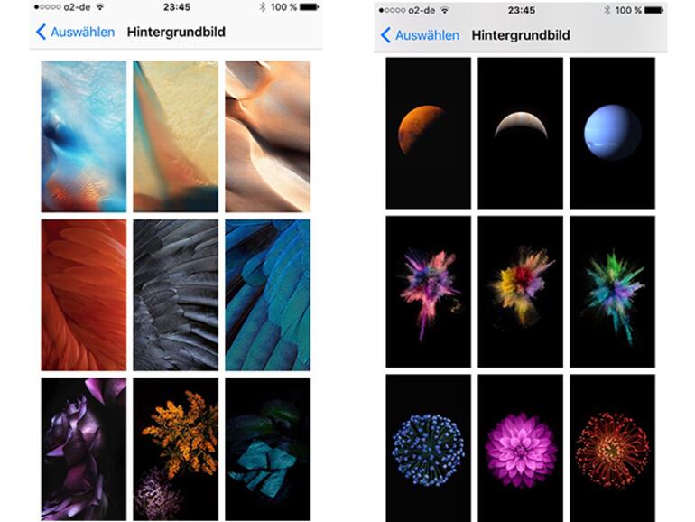 Rund 15 neue Hintergrunde beinhaltet die neue Beta