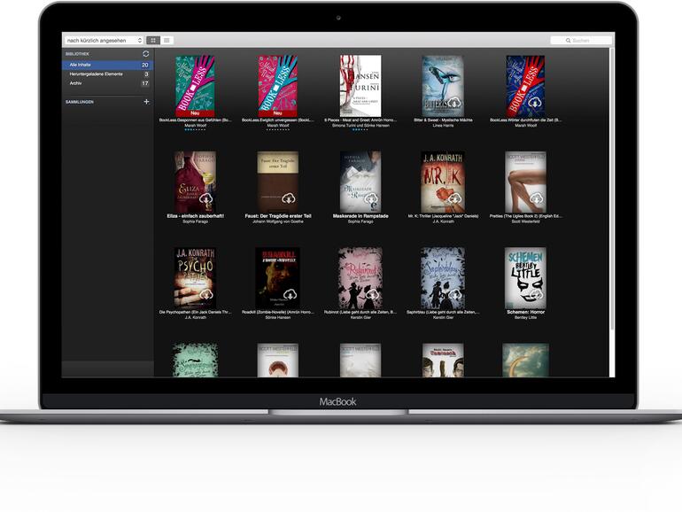 Amazon bietet für seine E-Books auch eine eigene Mac-App an