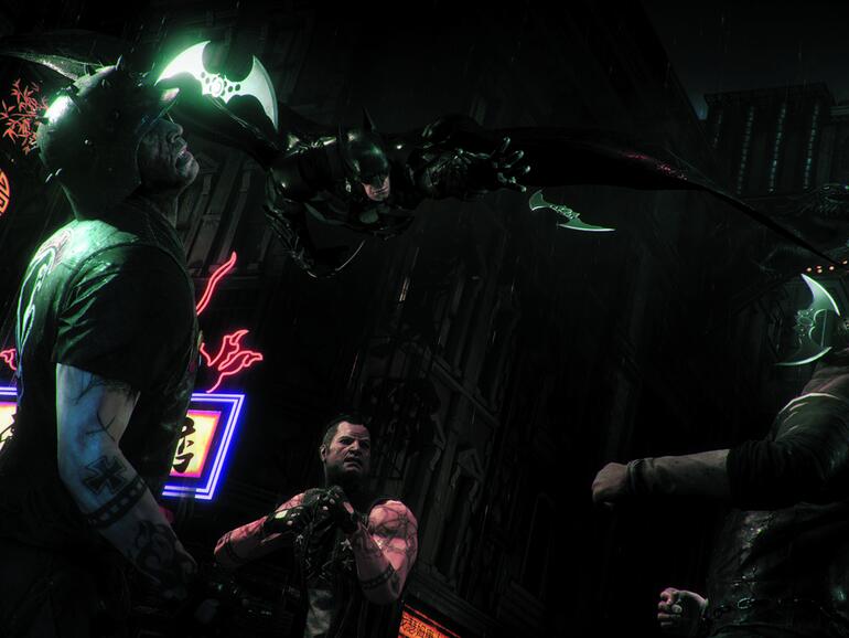 Die offene Spielwelt ist rund fünfmal so groß wie noch in „Arkham City“