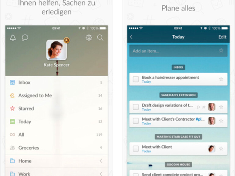 Die To-Do-App Wunderlist ...