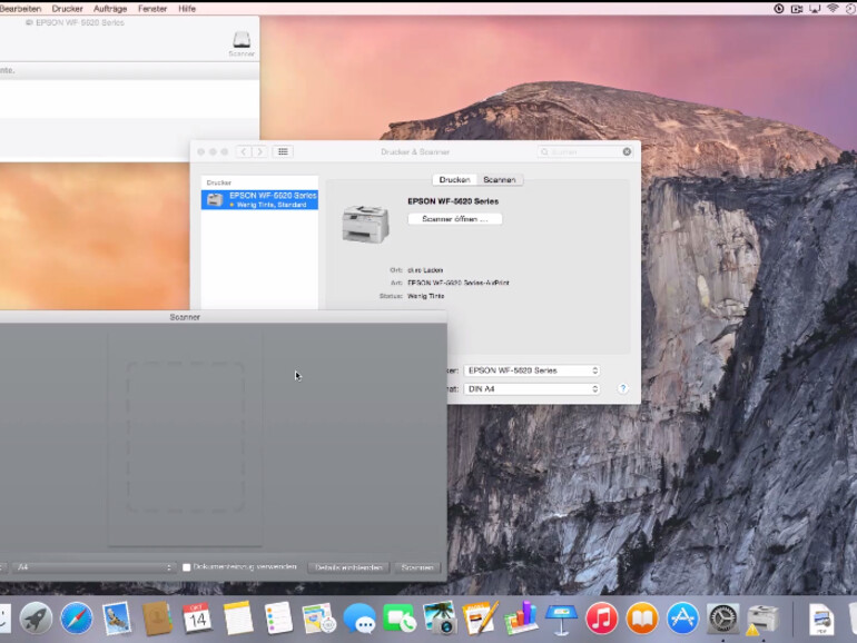 Das Einrichten eines Scanners ist in OS X 10.10 Yosemite denkbar einfach