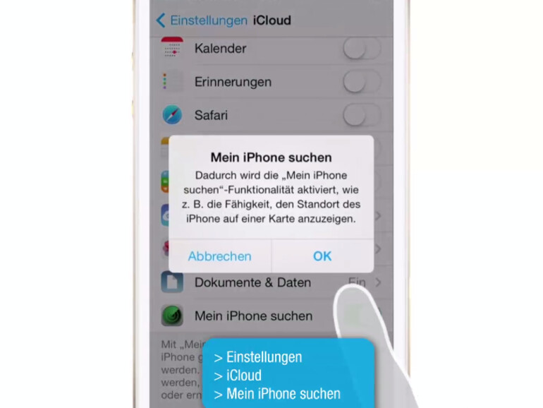 Dank &quot;Mein iPhone finden&quot; können Sie Ihr Smartphone nicht mehr verlieren