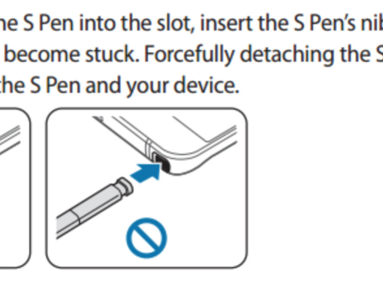 Schwerwiegendes Problem, um dessen Existenz Samsung offenbar bereits wusste. Gewarnt wird in einem Handbuch, das dem Gerät nicht beiliegt.