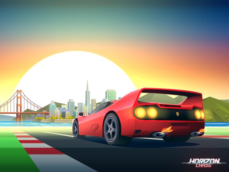 Neu im App Store: der moderne Retro-Renner Horizon Chase