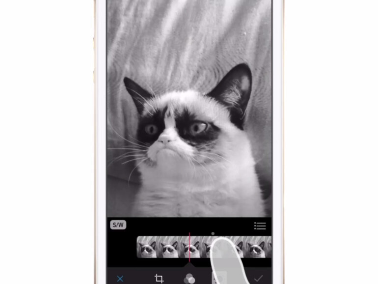 Fotos lassen sich direkt auf dem iPhone bearbeiten