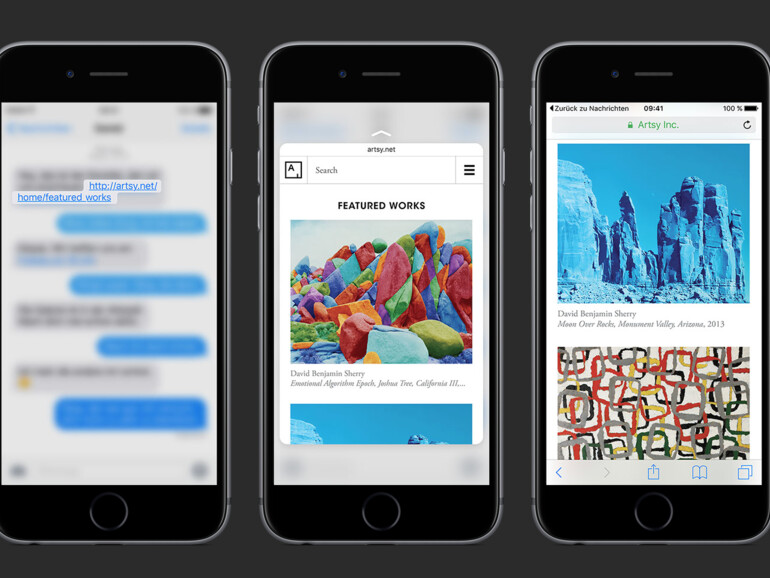 3D Touch verhilft zu einem schnellen Blick in Mails, iMessages oder Webseiten-Links