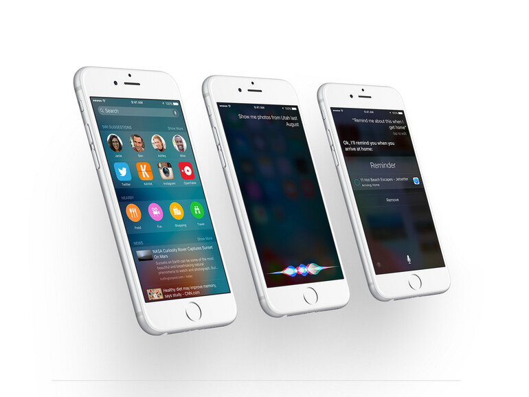 Wie schlägt sich iOS 9 auf einem älteren Gerät im Vergleich zu iOS 8?