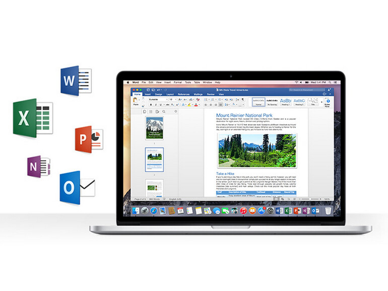 Office 2016 ist nun auch für den Mac erhältlich
