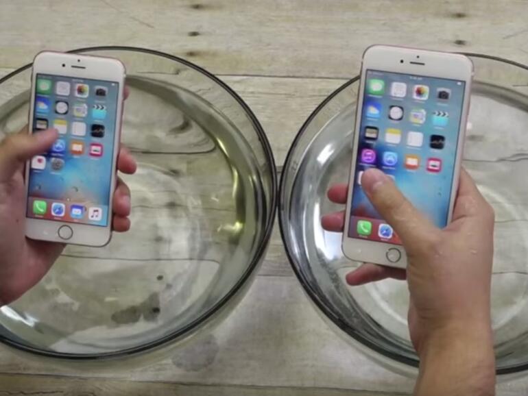 iPhone 6s und iPhone 6s Plus nach dem Wasserbad