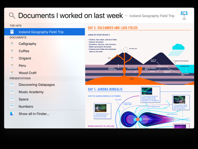Spotlight wird zum Siri ohne Spracheingabe und ist jetzt noch hilfreicher.