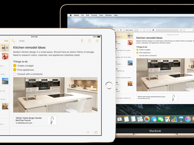 „Notizen“ dürfte mit den zahlreichen neuen Funktionen von Dateianhängen bis Checklisten und Zeichnungen für viele Evernote und Co. ablösen.