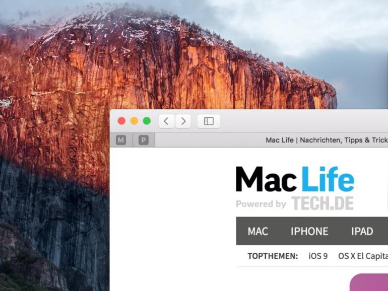 Mit der Pin Funktion haben Sie die wichtigsten Webseiten immer zur Hand